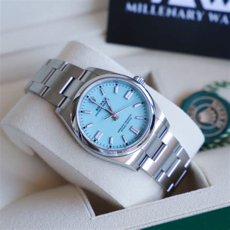 oyster perpetual rolex tiffany|Rolex Oyster Perpetual 36 turquoise.